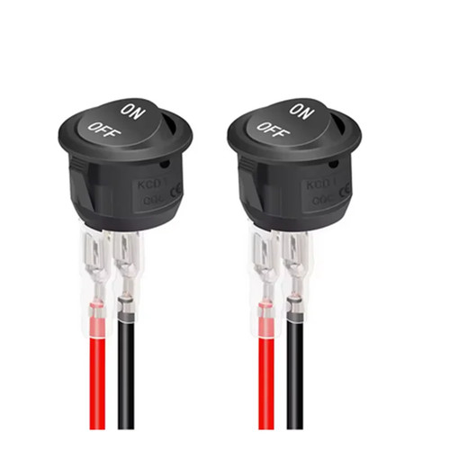 12v round rocker switch - round,
