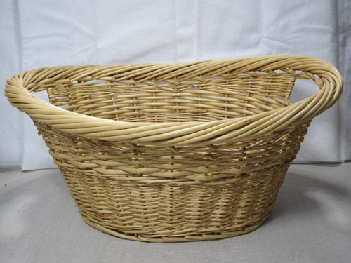 Vintage large woven - vintage, wicker