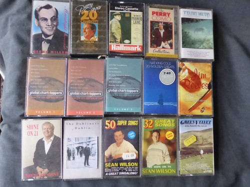 Vintage cassette tapes - x,