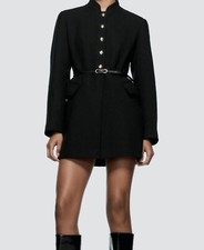 Zara Wool Blend Belted Coat