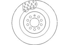FRONT BRAKE DISC FOR SEAT LEON