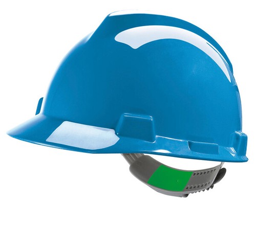 Msa gard safety helmet blue - safety,