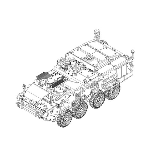 Trumpeter 07428 m1133 stryker - trumpeter,