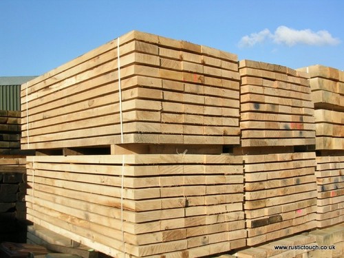 Oak half sleepers boards - half,