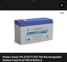 PowerSonic Y7-12 12V 7Ah SLA Battery – Rechargeable Sealed Lead Acid Battery
