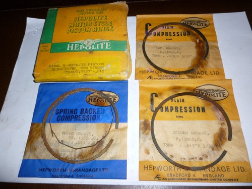 Hepolite piston rings - mm, +