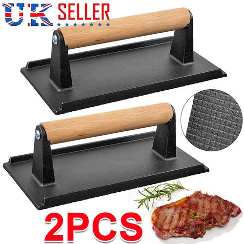 Cast iron steak weight heavy - cast,