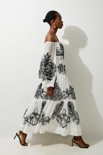 Karen Millen Maxi Dress UK8 in