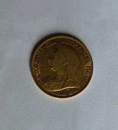 22ct gold half sovereign 1897 - sovereign,
