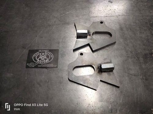 Axle plates 25mm - axle, with