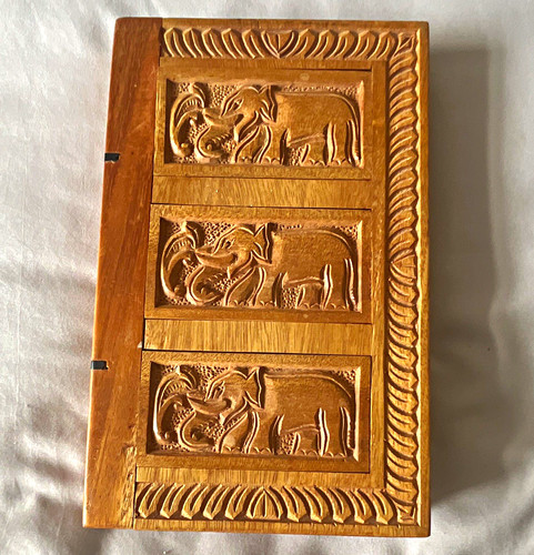 Hand carved wooden - carved,