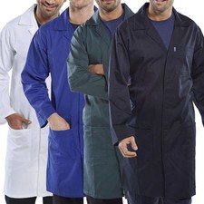 White Navy Maroon Royal Blue Lab Coats Hospitals Cleaning Warehouse Coats