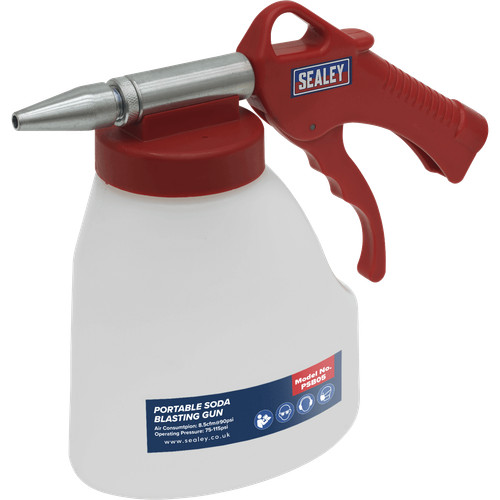 Sealey portable soda blasting - sealey,