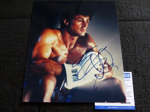 Sylvester stallone signed - sylvester,