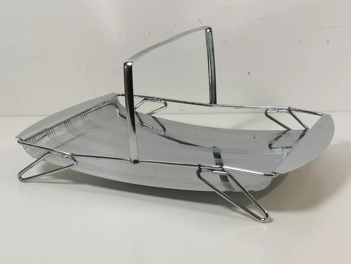 Vintage art deco chrome - chrome, cake/