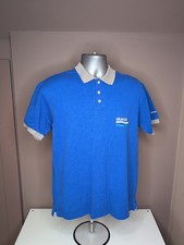 Vintage Henri Lloyd SKANDIA 2004 Polo Shirt ? Sailing Blue ⭐ Size M – Mens