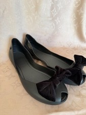 Melissa black rubber ballet
