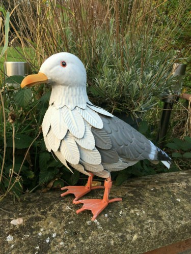 Metal seagull ornament primus - ornament,