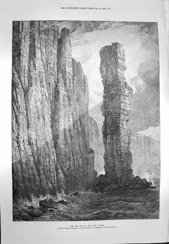 Original old antique print - original,