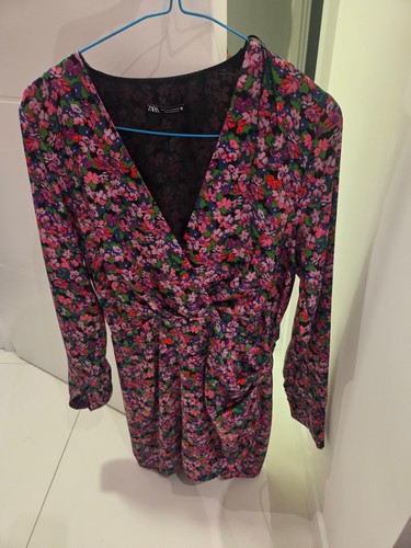 Zara floral wrap mini - floral,