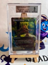 Magic MTG unnatural growth groot foil Secret lair marvel BGS 9 #865 (no psa 10)