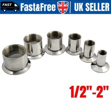 1/2"-2" BSP Female Threaded Pipe Fittings Tri Clamp Ferrule End Sanitary SS316