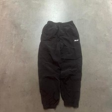 Palace men's black nylon loose fit track pants skater streetwear baggy L