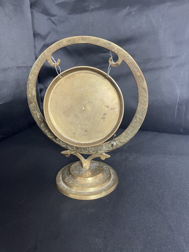 Vintage miniature brass dinner - vintage,