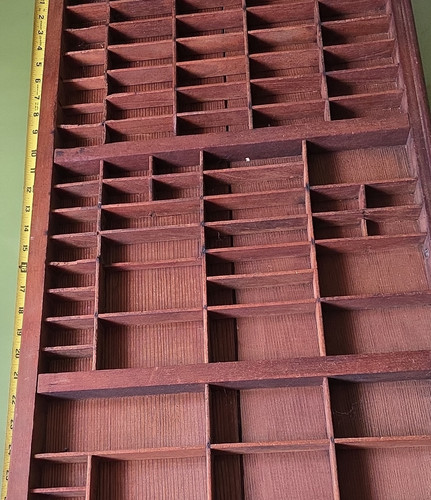 Wood letterpress printer - wood, printer's