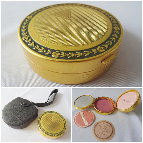 Antique djer kiss compact - antique,
