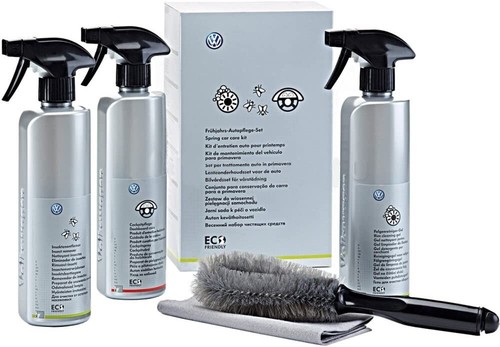 Spring car care cleaning - vw,