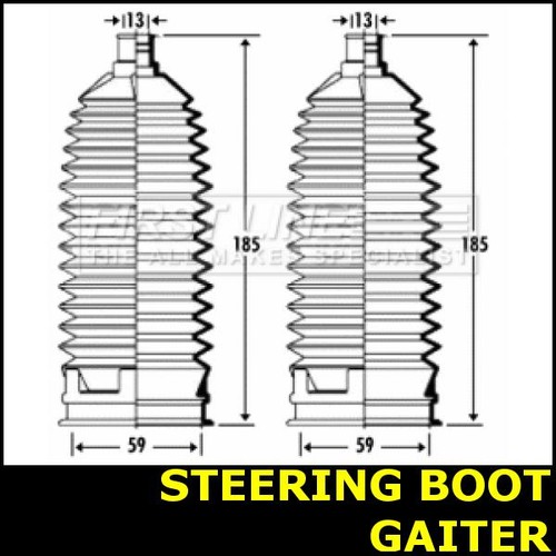 Steering boot gaiter fits - steering,