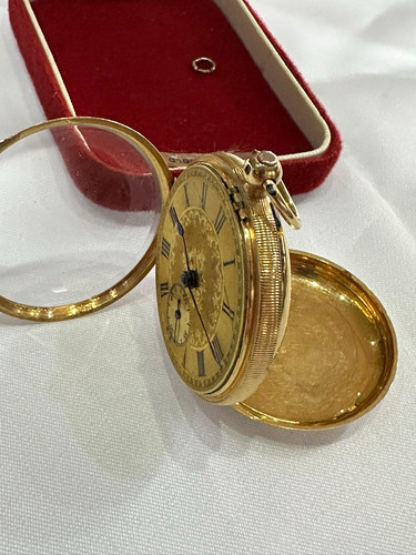 Victorian 18ct gold open face