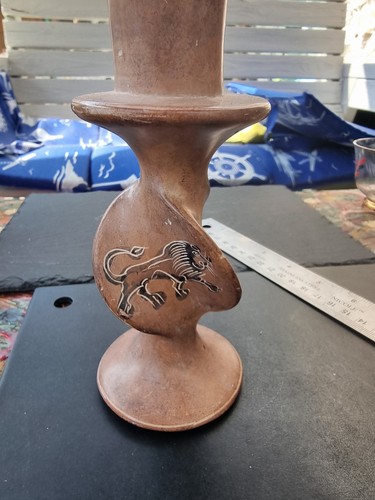 Hand painted soapstone - hand,