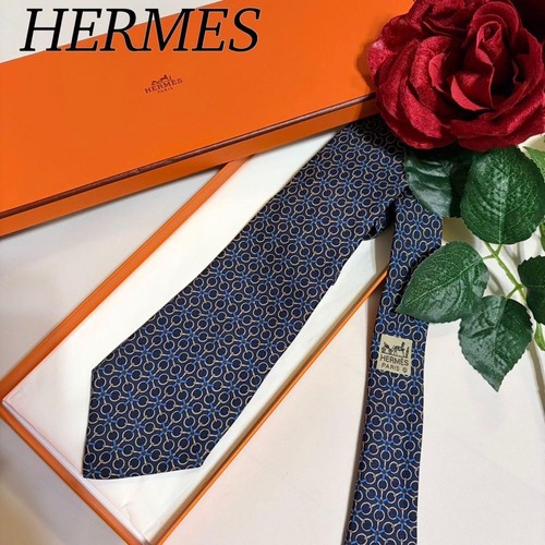 Hermes 100 silk - blue, navy