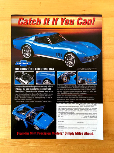 1991 print franklin mint - ad, c3