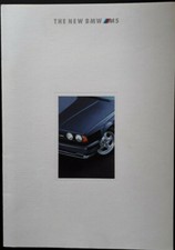 BMW M5 Saloon E34 Brochure