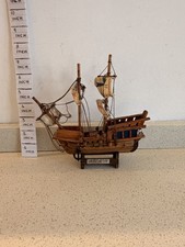 Vintage Wooden Model Sailing