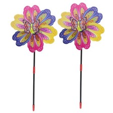 2x 3D Butterfly Colorful