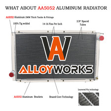 Upgraded 3 Rows Aluminium