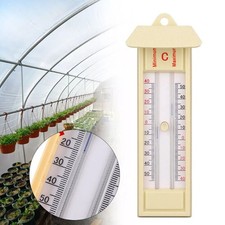 Max-Min Press Thermometer Monitor Tool -50 to 40 Degrees Garden Greenhouse