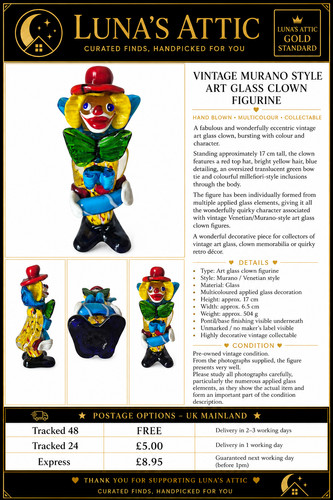 Vintage murano style art glass - murano,
