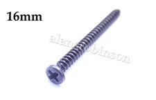 Track screws 16mm long for