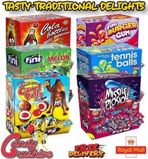 10 - 1000 Fini Liquid Filled Bubblegum Retro Chewing Gum Individually Wrapped