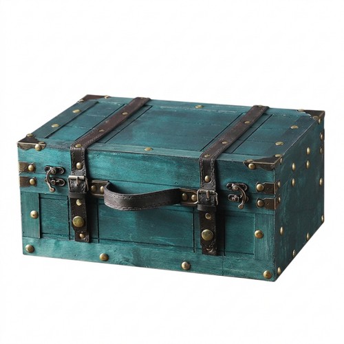 Vintage suitcase box ebony - vintage,