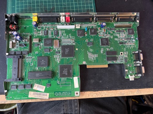 Amiga 600 recapped motherboard - recapped,