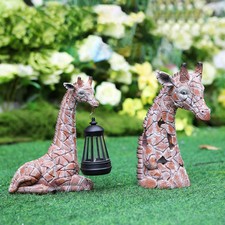 Giraffe Statue for Garden Outdoor Decor Animal Figurine