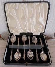 Set of 6 Vintage Silver Plated