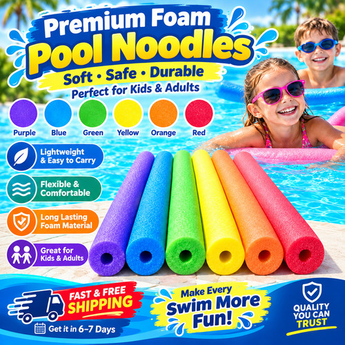 Swimming pool noodle float aid - pool,