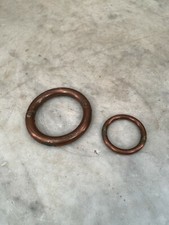 Couple of antique copper bull